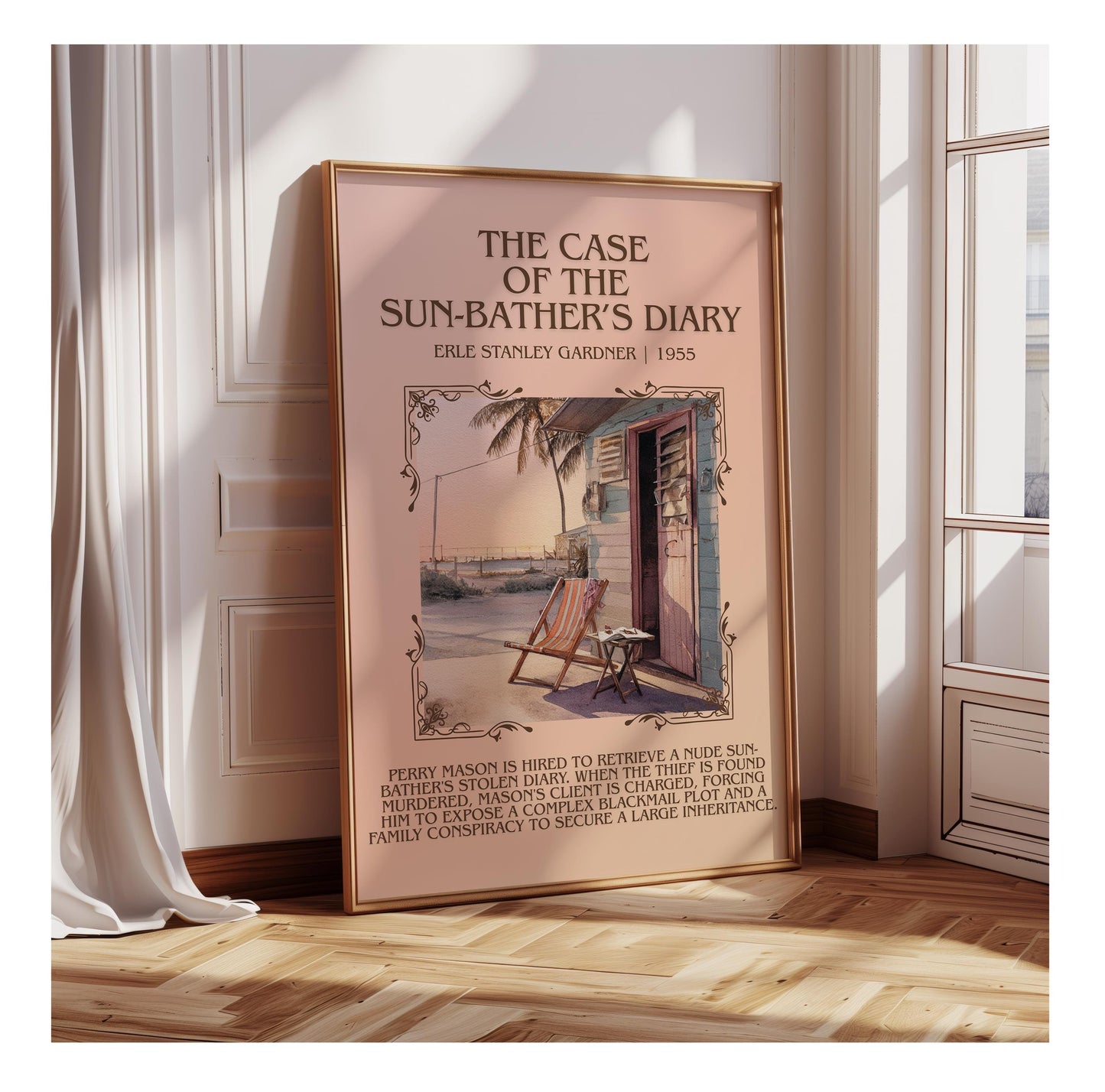 The Case Of The Sun-Bather's Diary by Erle Stanley Gardner | Descriptive Book Poster | Blurby