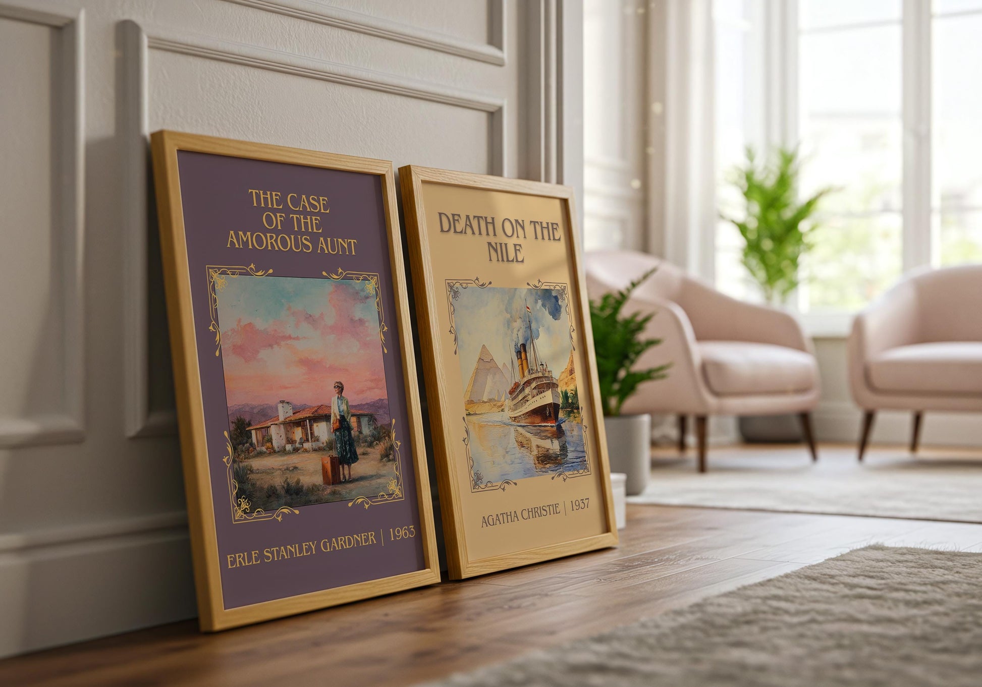 The Case Of The Amorous Aunt by Erle Stanley Gardner | Descriptive Book Poster | Minimalist