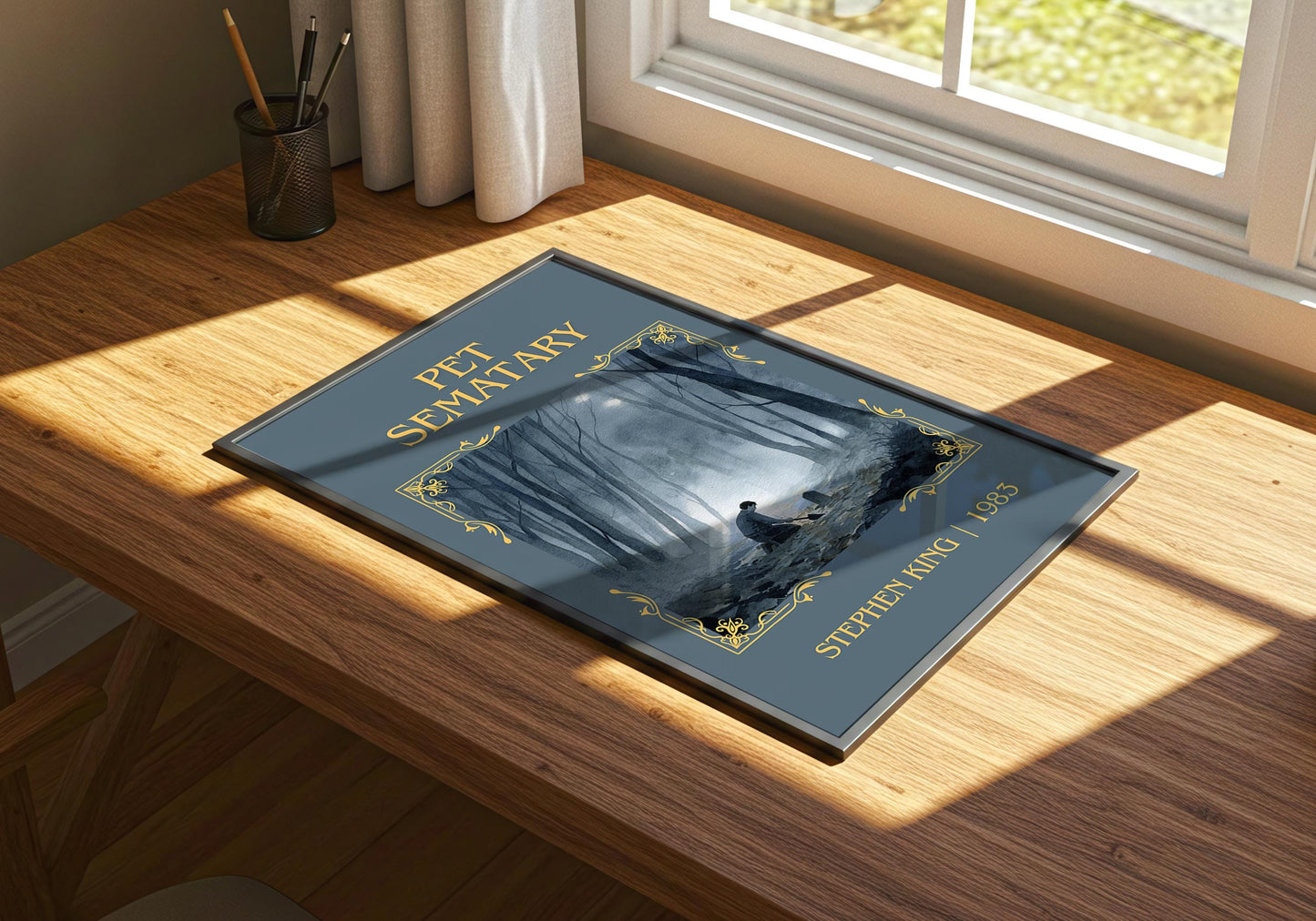 Pet Sematary by Stephen King | Descriptive Book Poster | Minimalist