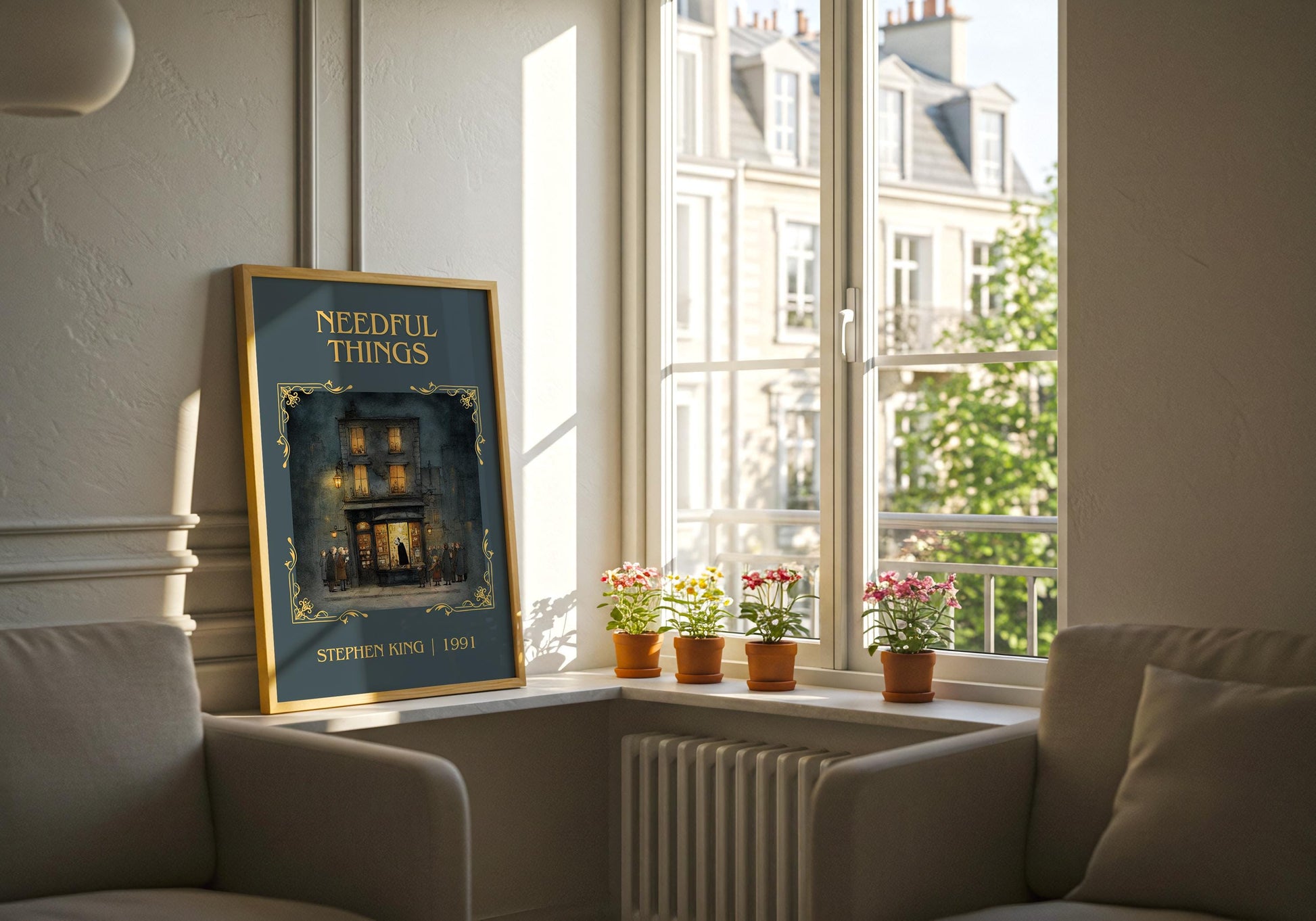 Needful Things by Stephen King | Descriptive Book Poster | Minimalist