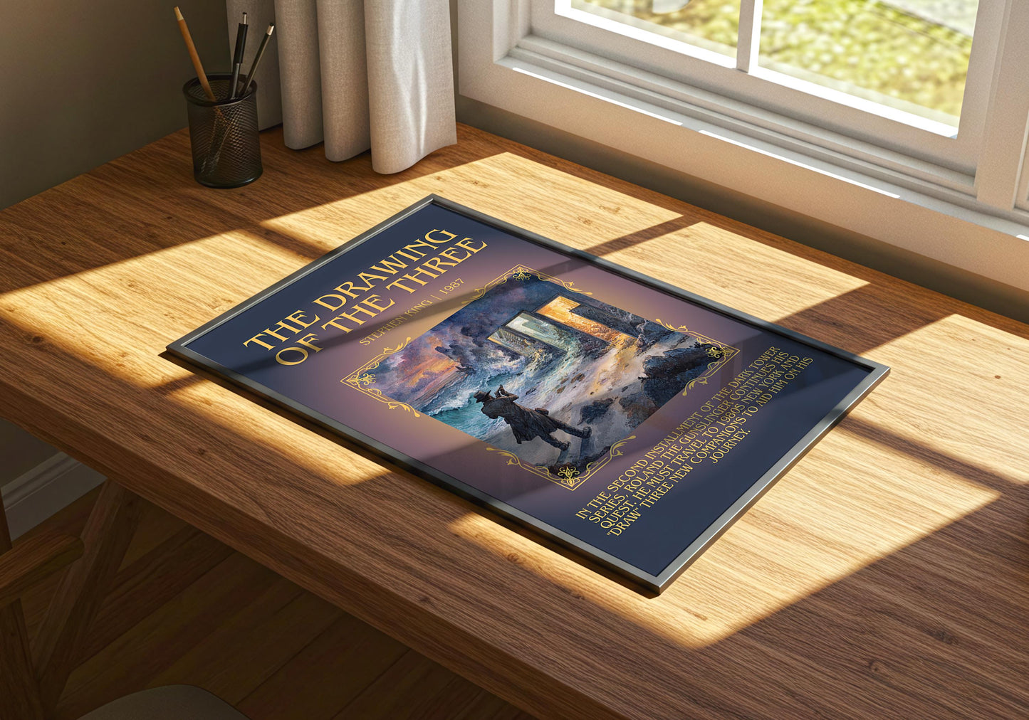 The Drawing Of The Three by Stephen King | Descriptive Book Poster | Blurby