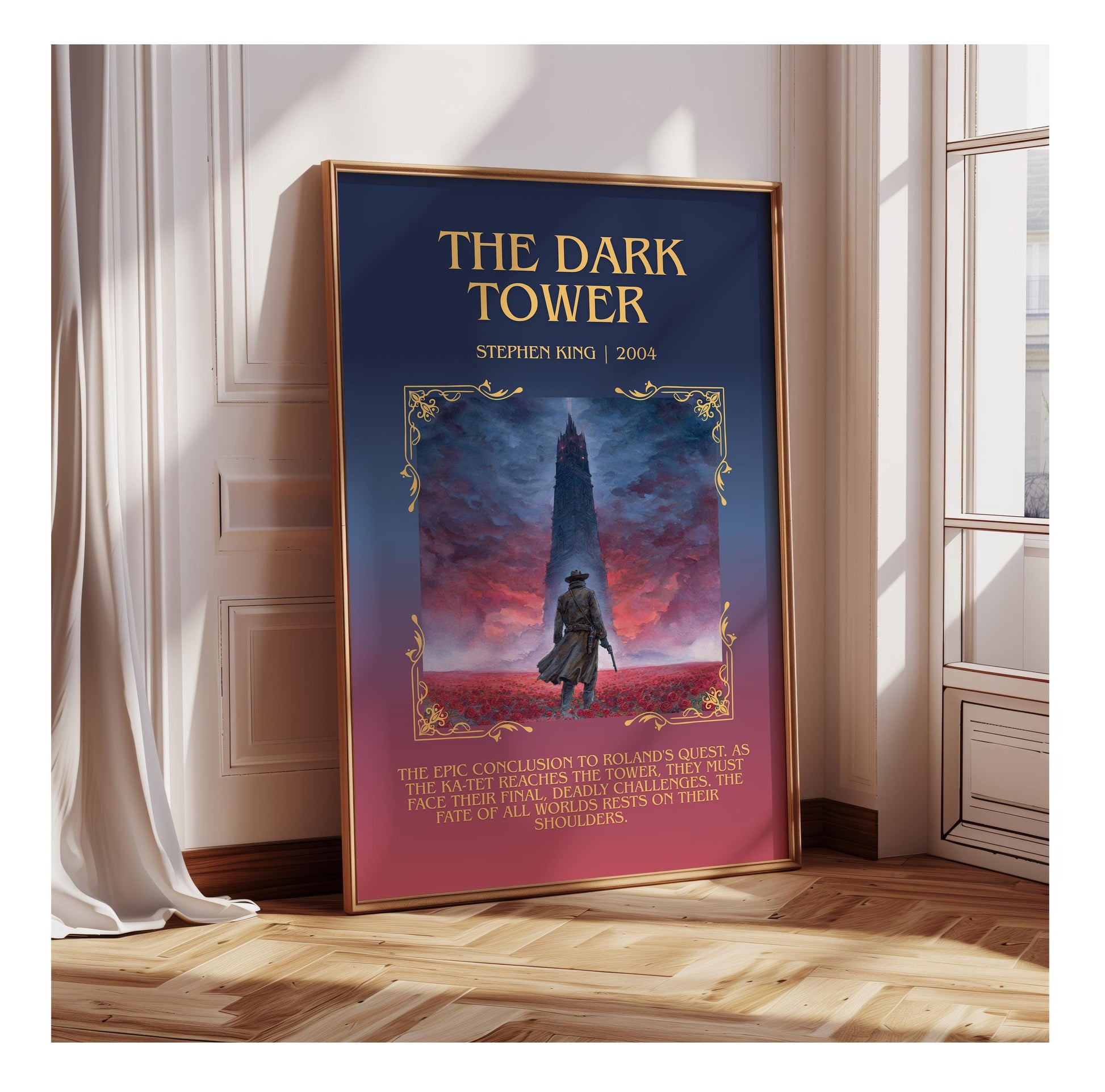 The Dark Tower by Stephen King | Descriptive Book Poster | Blurby