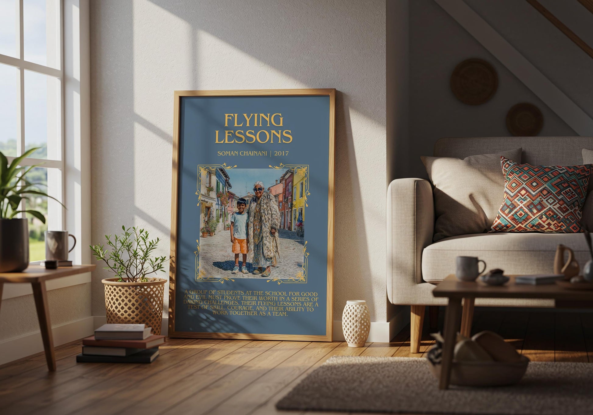 Flying Lessons by Soman Chainani | Descriptive Book Poster | Blurby