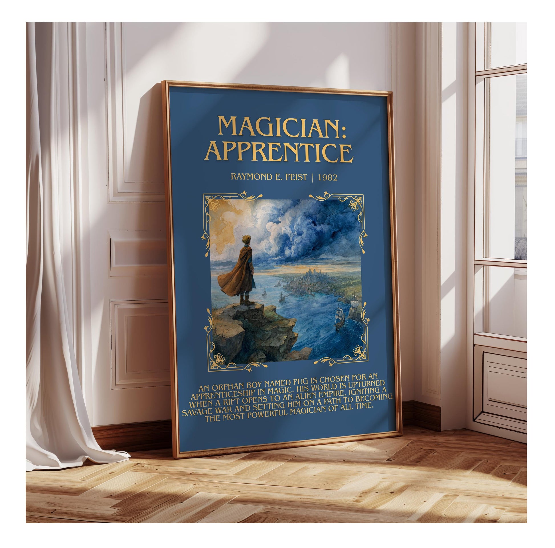 Magician: Apprentice by Raymond E.Feist | Descriptive Book Poster | Blurby