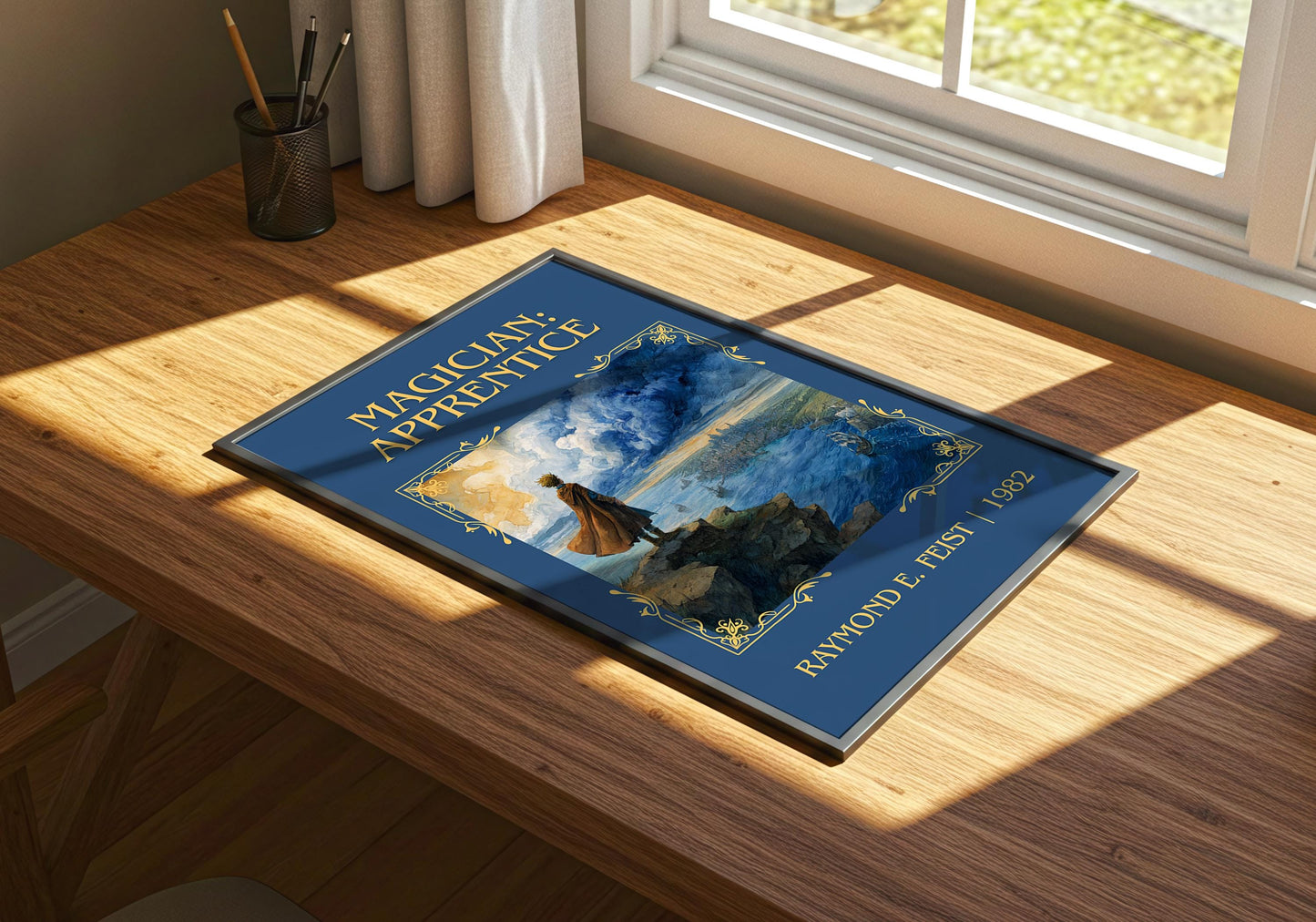 Magician: Apprentice by Raymond E.Feist | Descriptive Book Poster | Minimalist