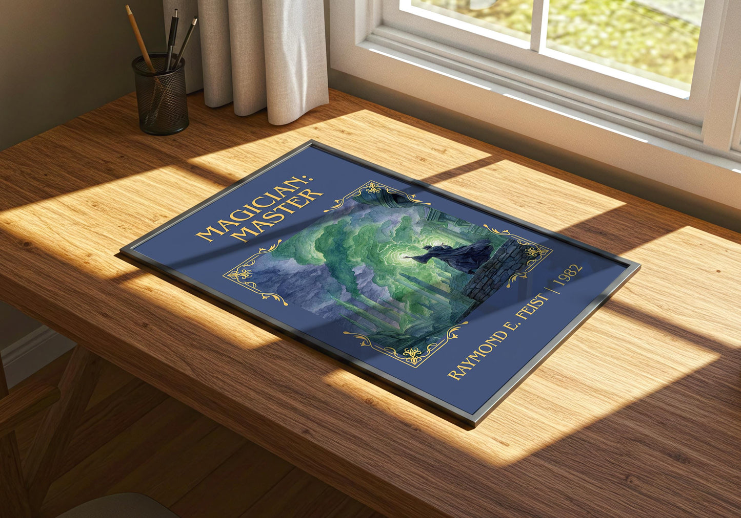 Magician: Master by Raymond E.Feist | Descriptive Book Poster | Minimalist