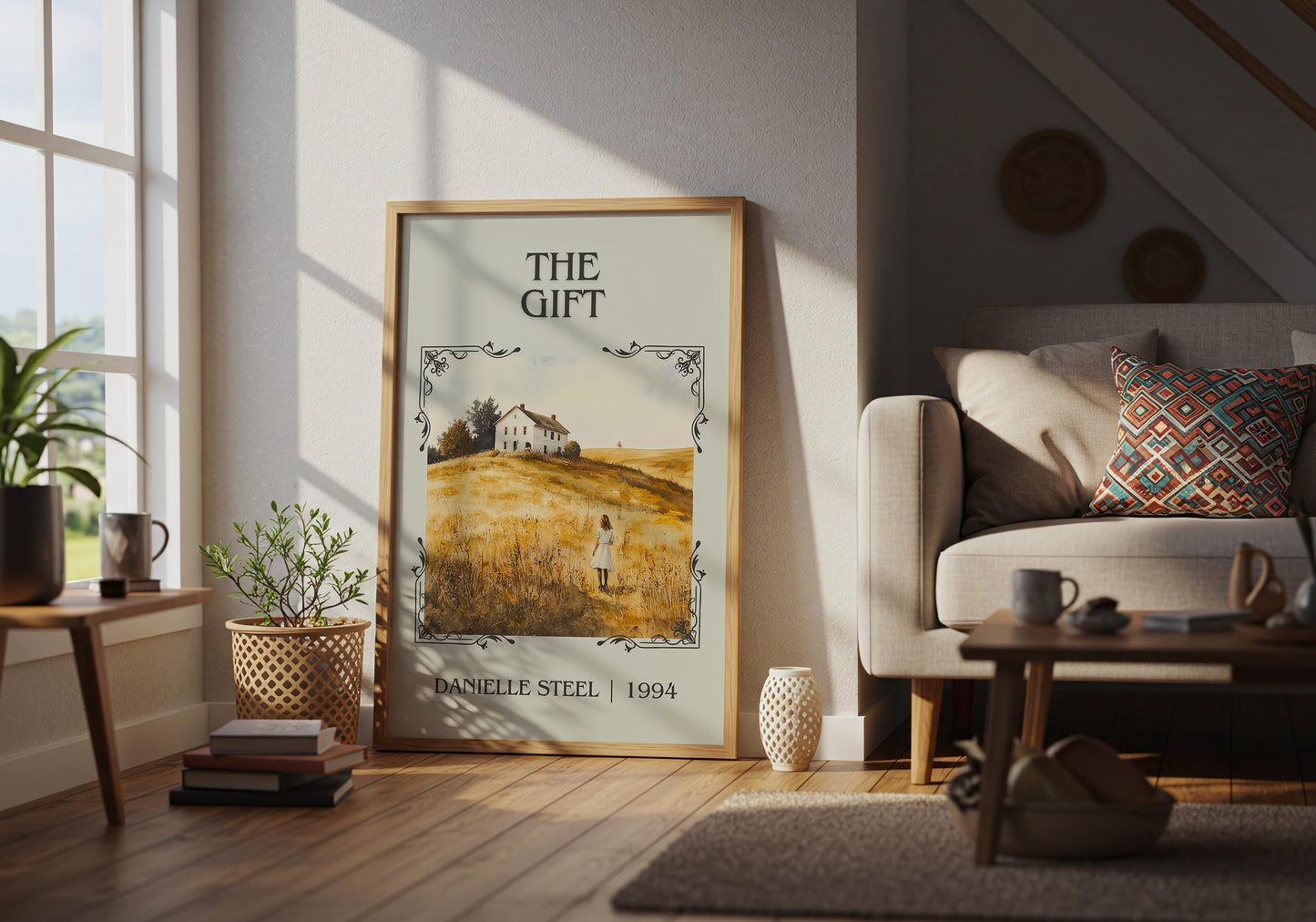 The Gift by Danielle Steel | Descriptive Book Poster | Minimalist