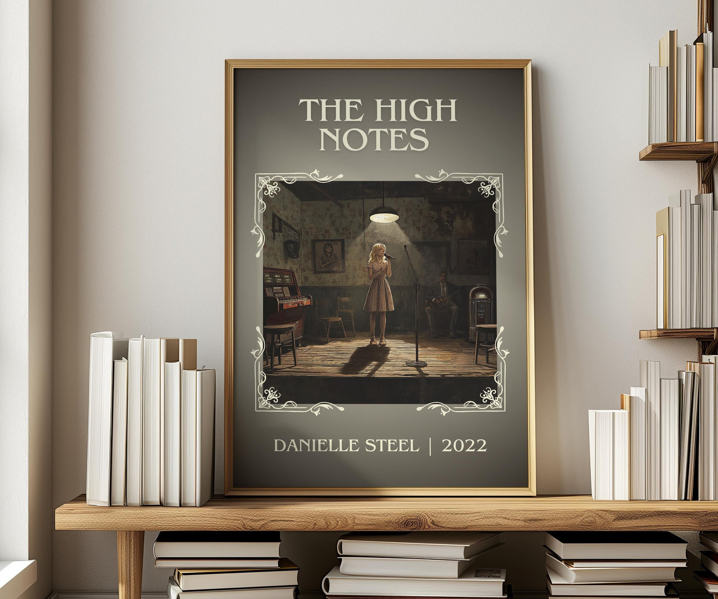The High Notes by Danielle Steel | Descriptive Book Poster | Minimalist