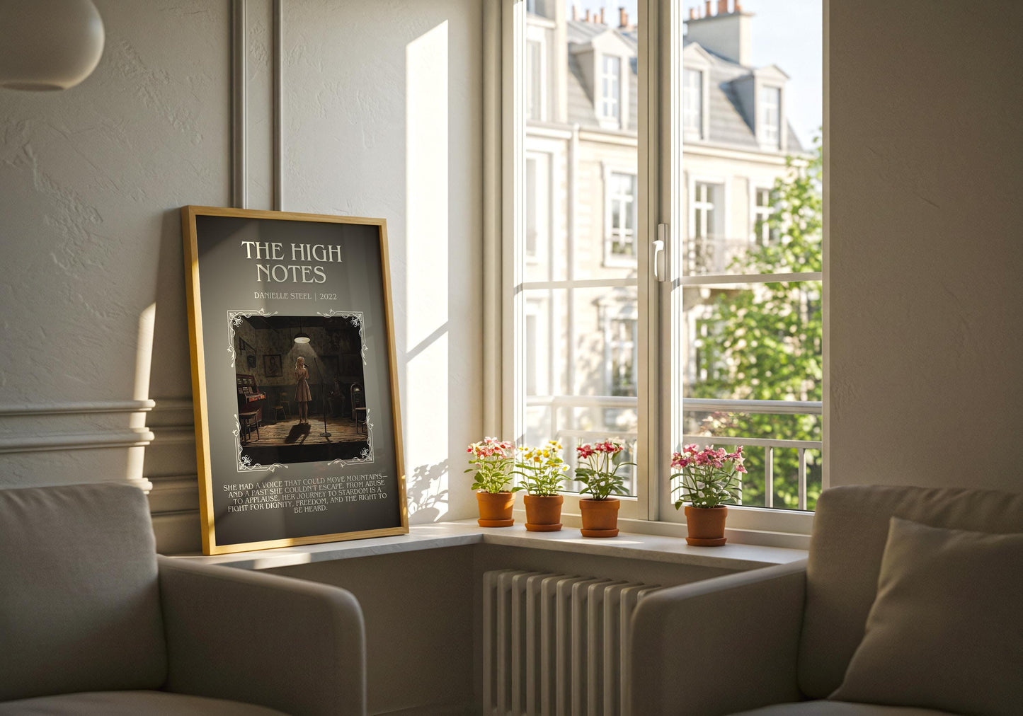 The High Notes by Danielle Steel | Descriptive Book Poster | Modern