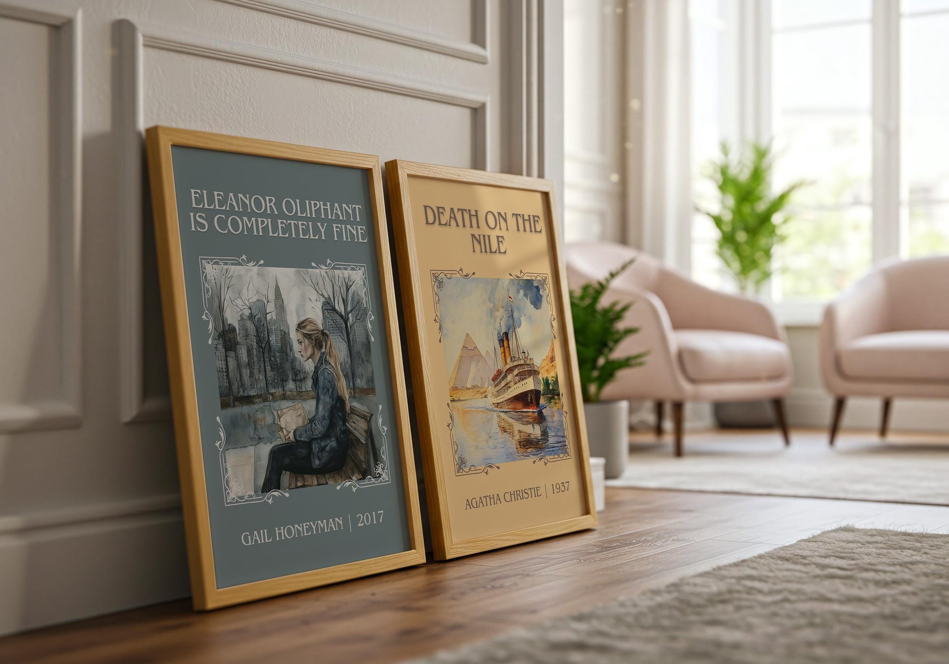 Eleanor Oliphant Is Completely Fine by Gail Honeyman | Descriptive Book Poster | Minimalist