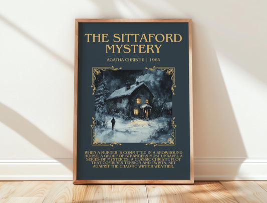 The Sittaford Mystery by Agatha Christie | Descriptive Book Poster | Blurby
