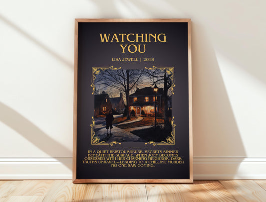 Watching You by Lisa Jewell | Descriptive Book Poster | Blurby