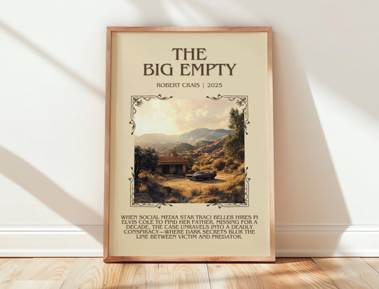 The Big Empty by Robert Crais | Descriptive Book Poster | Blurby