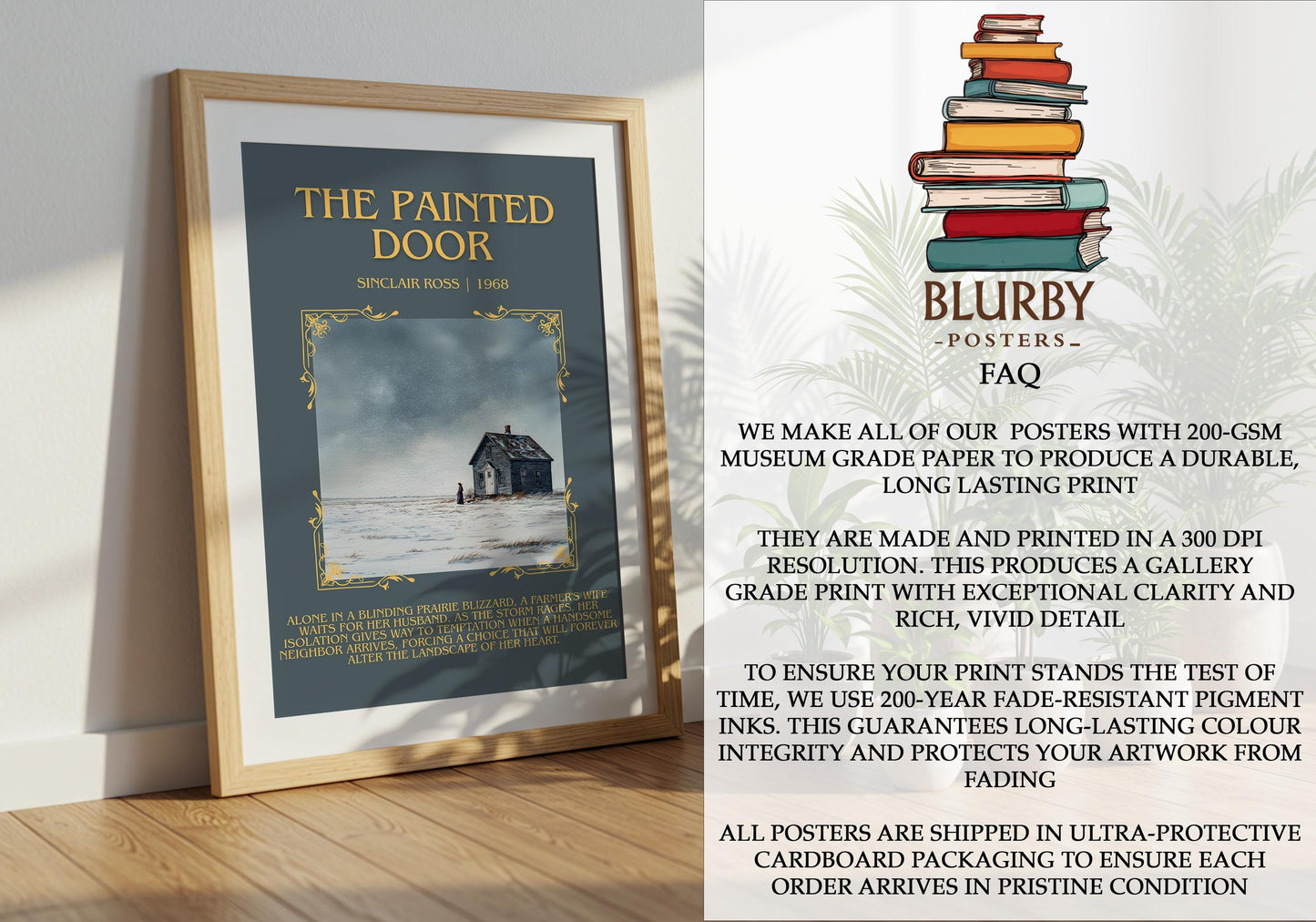 The Painted Door by Sinclair Ross | Descriptive Book Poster | Blurby