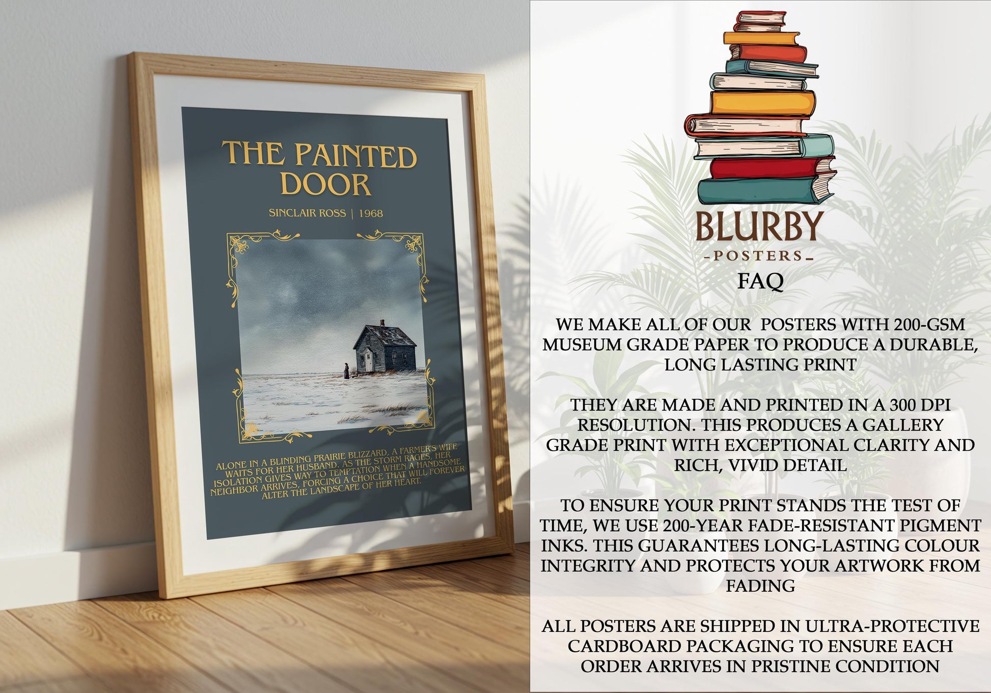 The Painted Door by Sinclair Ross | Descriptive Book Poster | Blurby