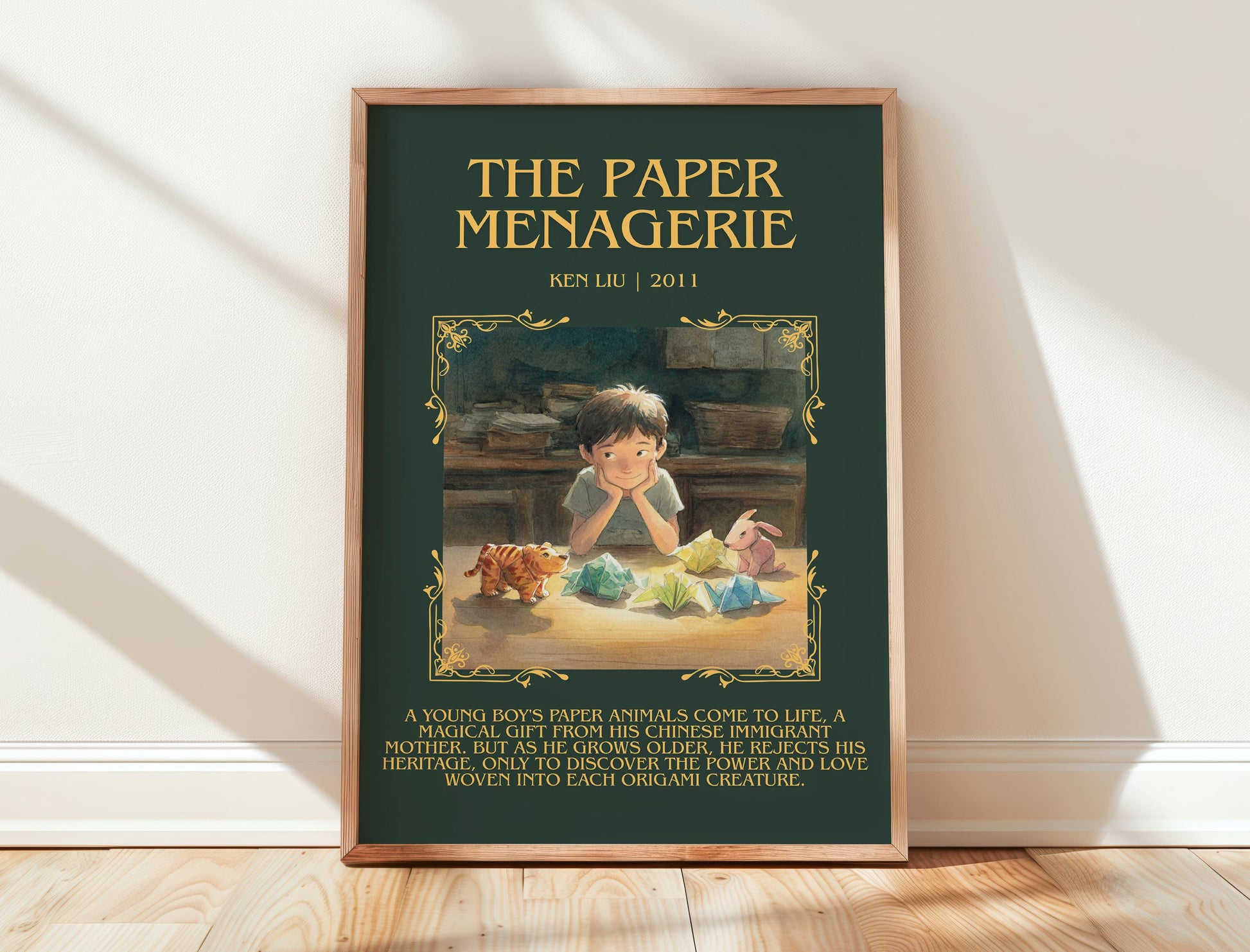The Paper Menagerie by Ken Liu | Descriptive Book Poster | Blurby
