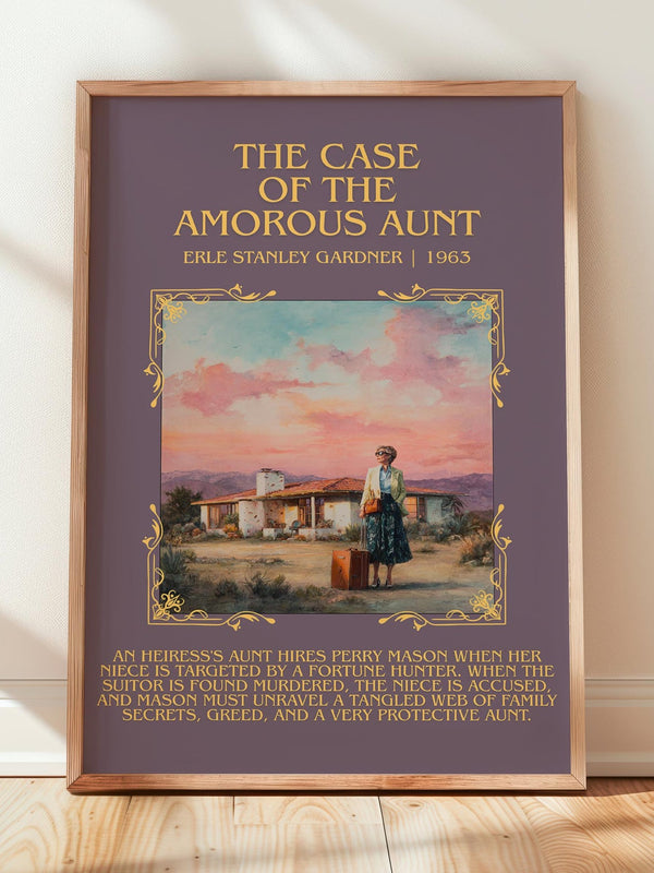 The Case Of The Amorous Aunt by Erle Stanley Gardner | Descriptive Book Poster | Blurby