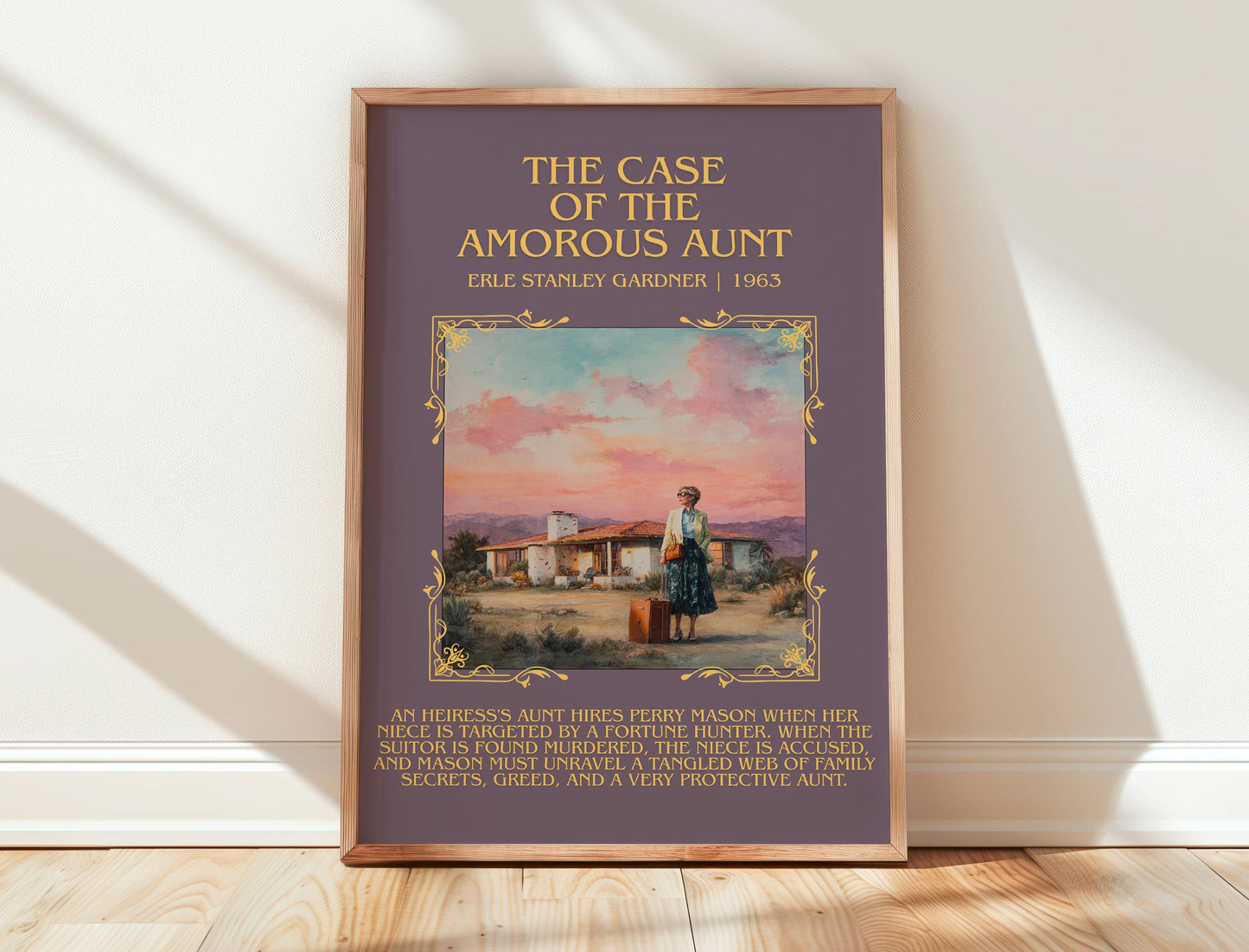 The Case Of The Amorous Aunt by Erle Stanley Gardner | Descriptive Book Poster | Blurby