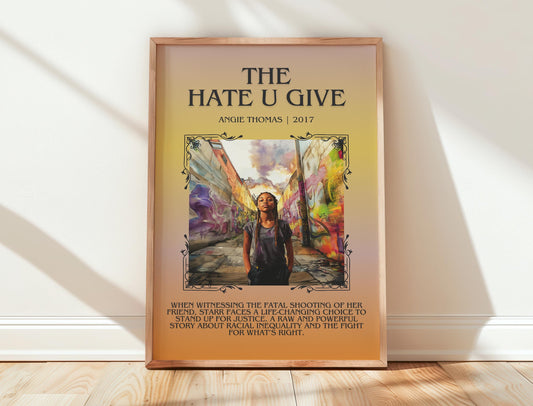The Hate U Give by Angie Thomas | Descriptive Book Poster | Blurby