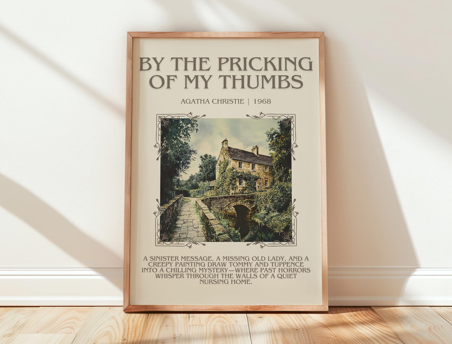 By The Pricking Of My Thumbs by Agatha Christie | Descriptive Book Poster | Blurby
