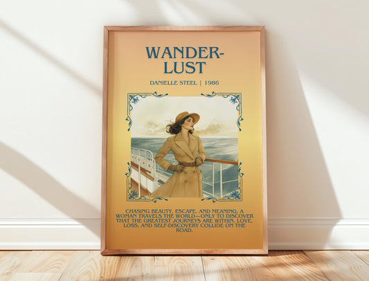 Wanderlust by Danielle Steel | Descriptive Book Poster | Blurby