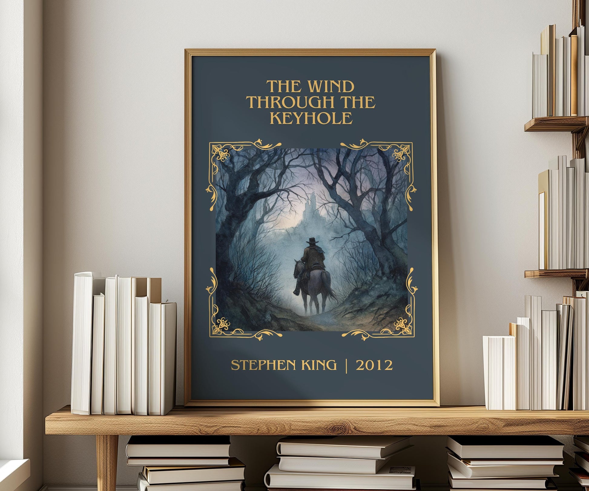 The Wind Through The Keyhole by Stephen King | Descriptive Book Poster | Minimalist