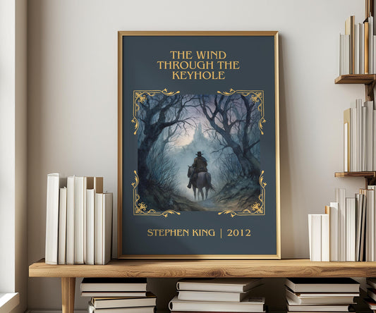 The Wind Through The Keyhole by Stephen King | Descriptive Book Poster | Minimalist
