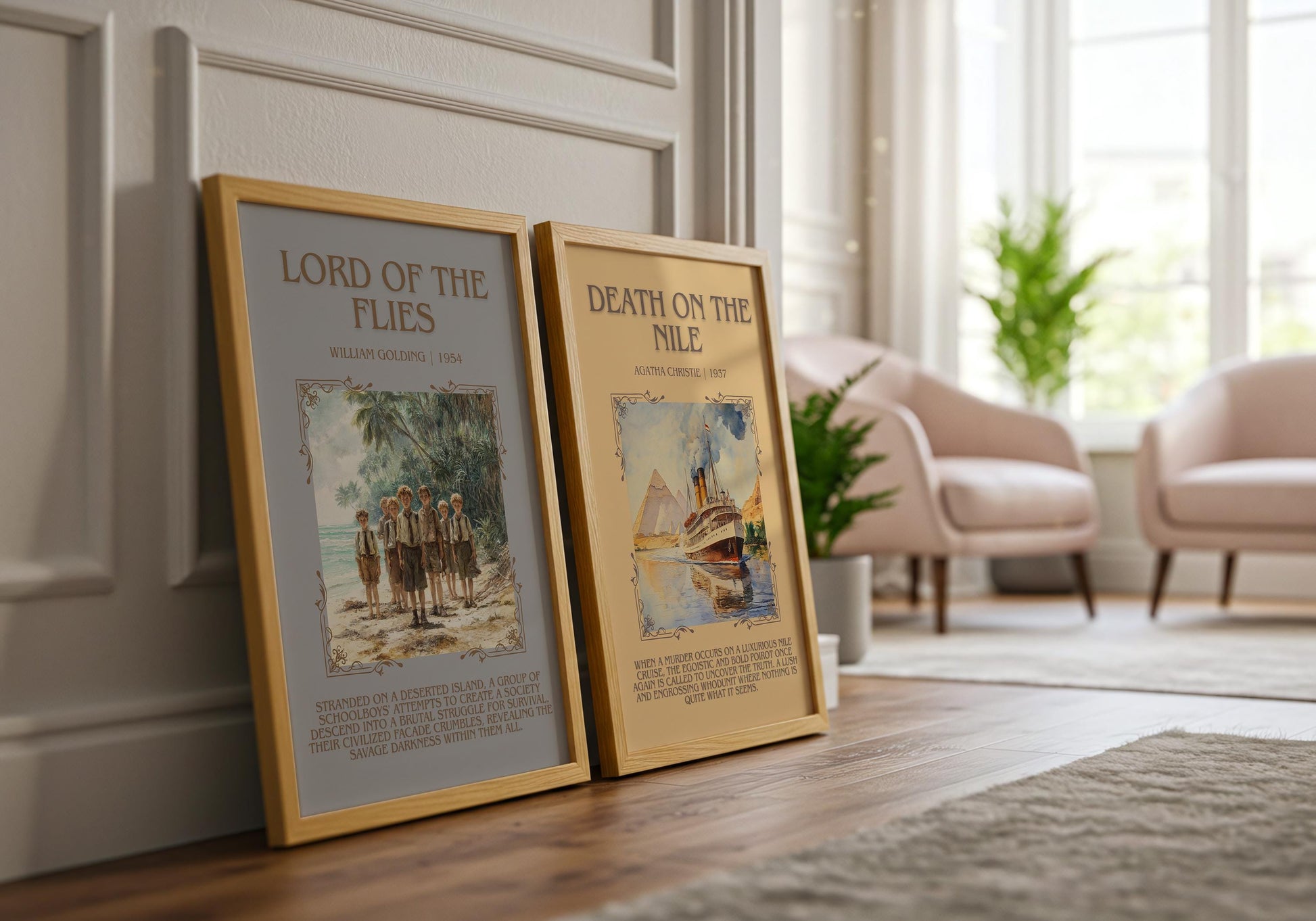 Lord Of The Flies by William Golding| Descriptive Book Poster | Blurby