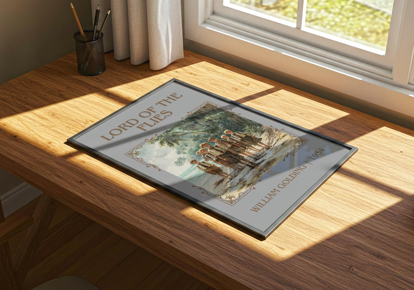 Lord Of The Flies by William Golding | Descriptive Book Poster | Minimalist