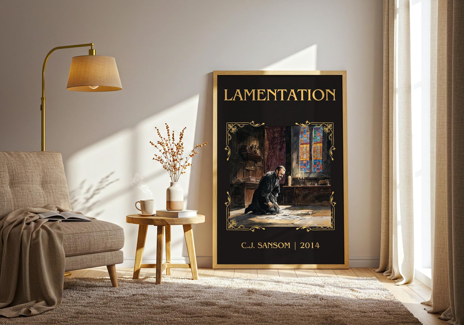 Lamentation by C.J. Samson | Descriptive Book Poster | Minimalist