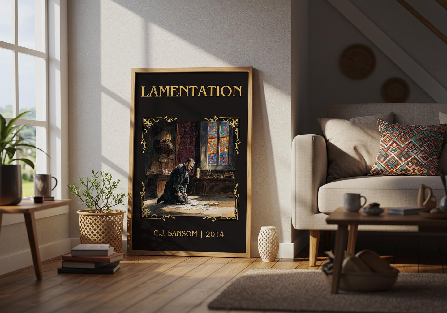 Lamentation by C.J. Samson | Descriptive Book Poster | Minimalist
