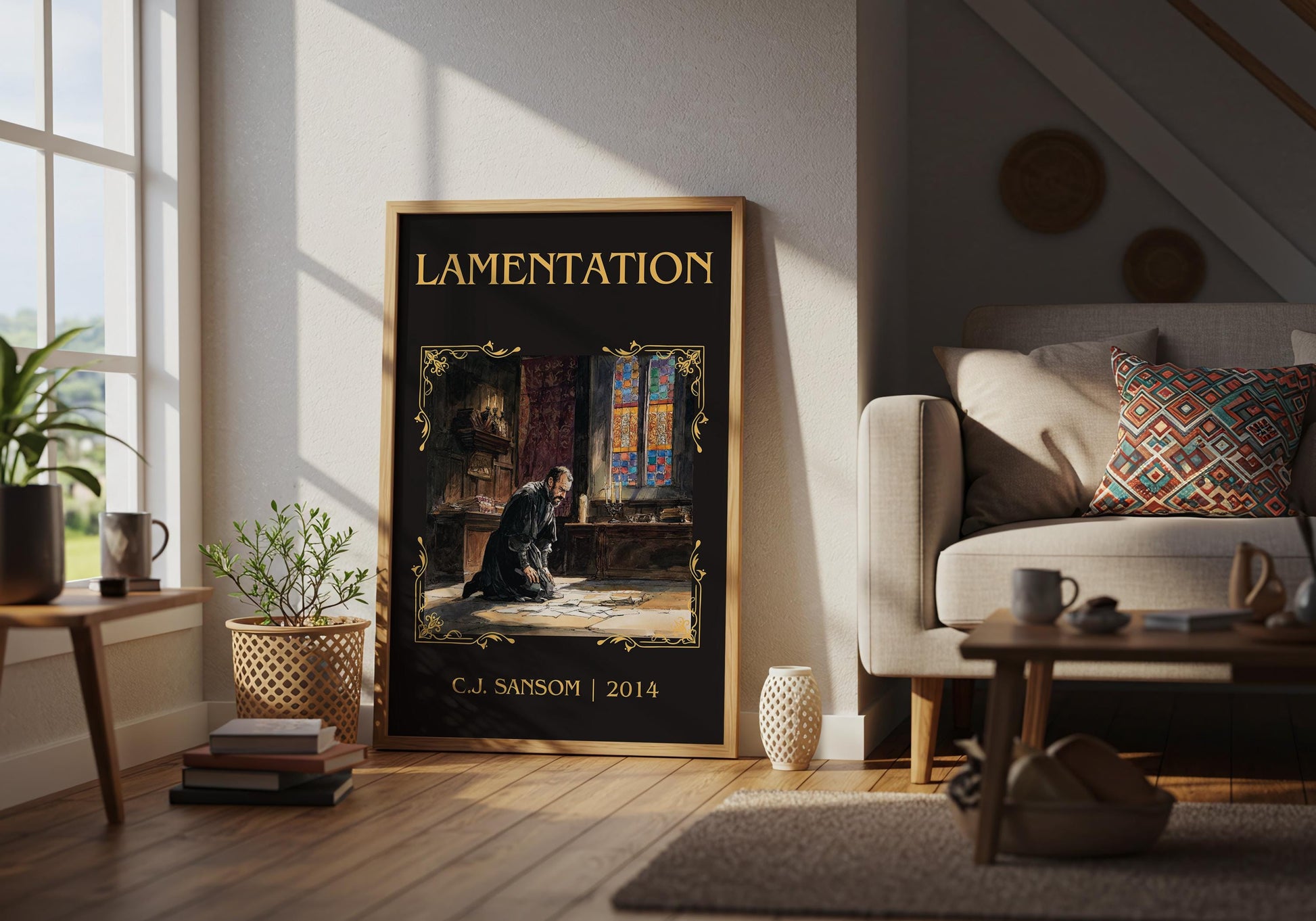 Lamentation by C.J. Samson | Descriptive Book Poster | Minimalist