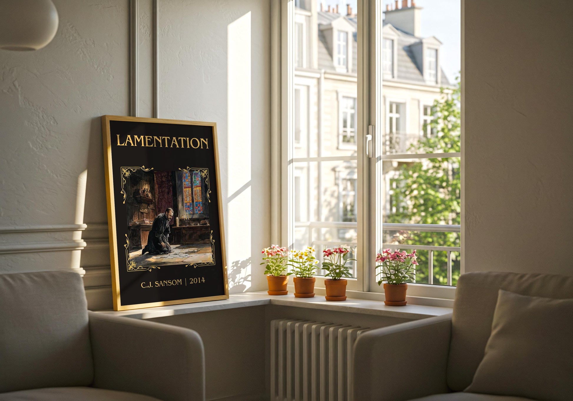 Lamentation by C.J. Samson | Descriptive Book Poster | Minimalist