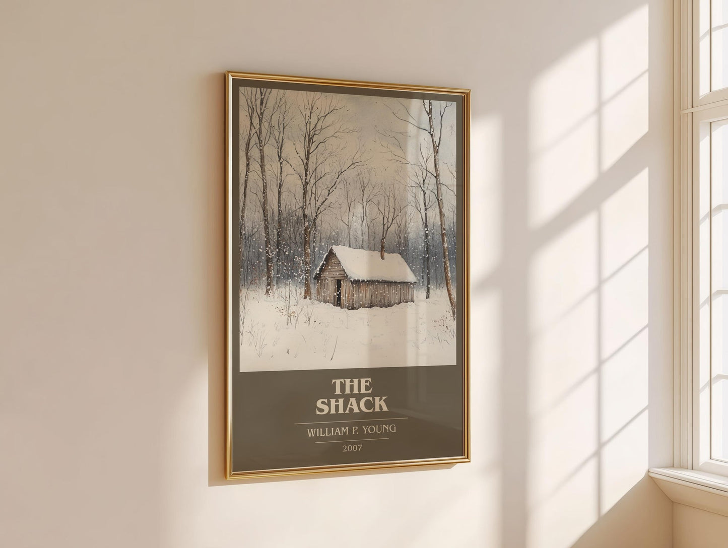 The Shack book cover book poster framed on wall – non fiction wall art