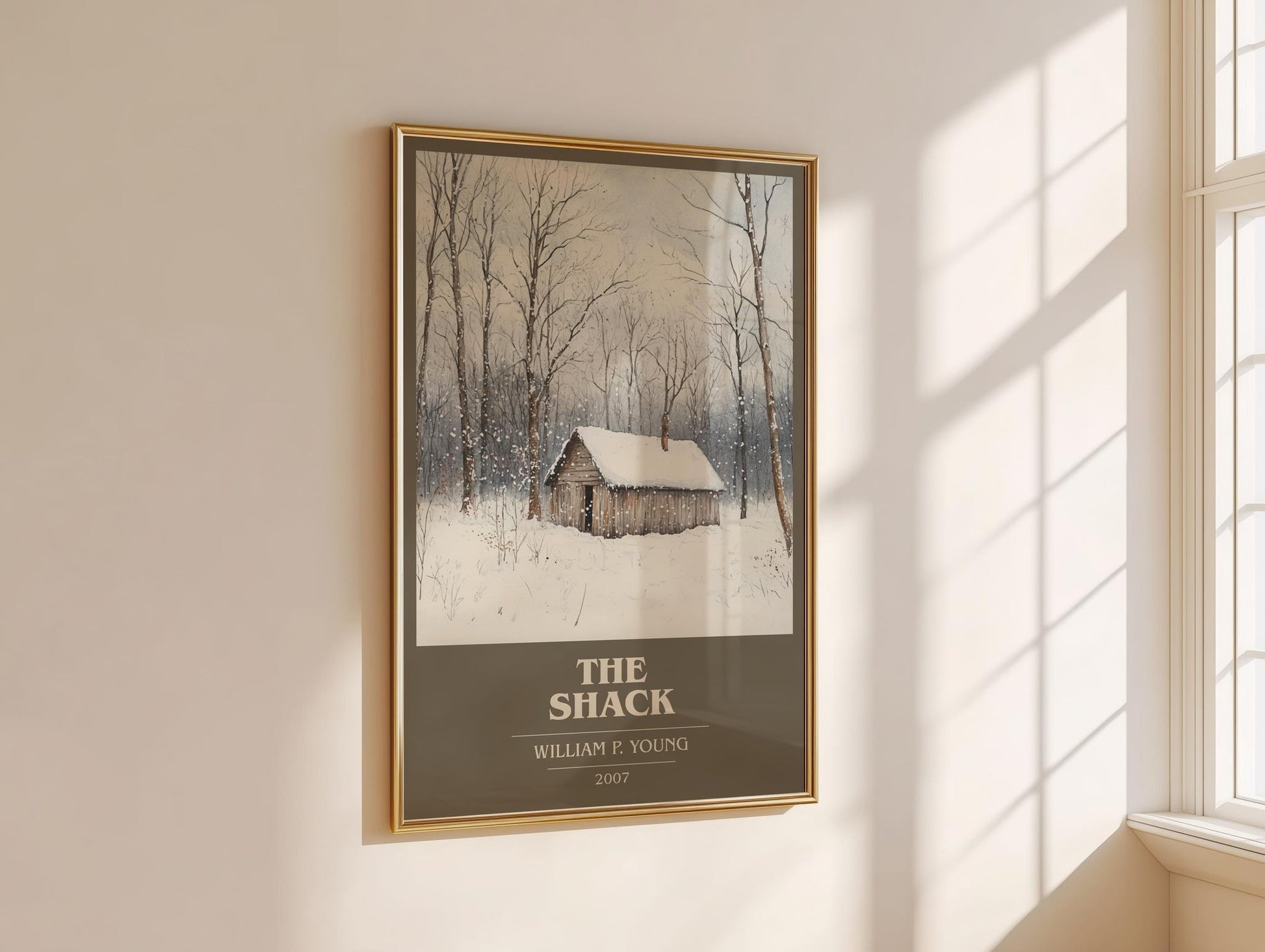 The Shack book cover book poster framed on wall – non fiction wall art