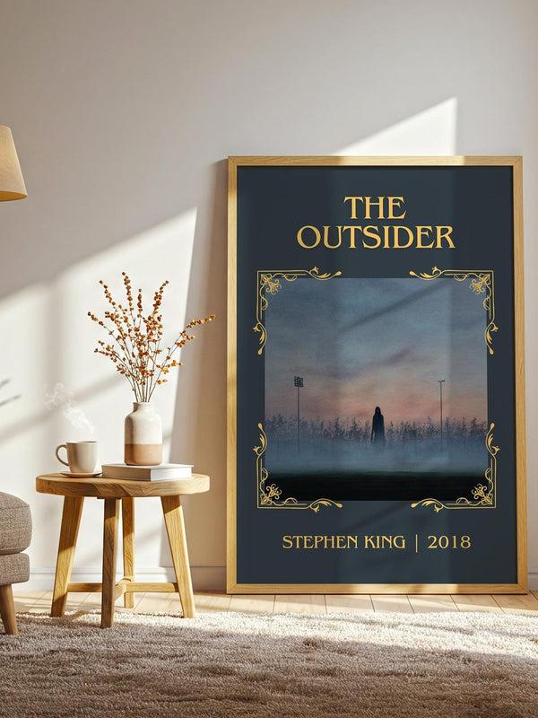 The Outsider classic book art print paper finish options – matte satin gloss