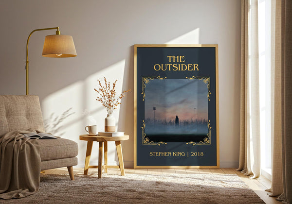 The Outsider classic book art print paper finish options – matte satin gloss