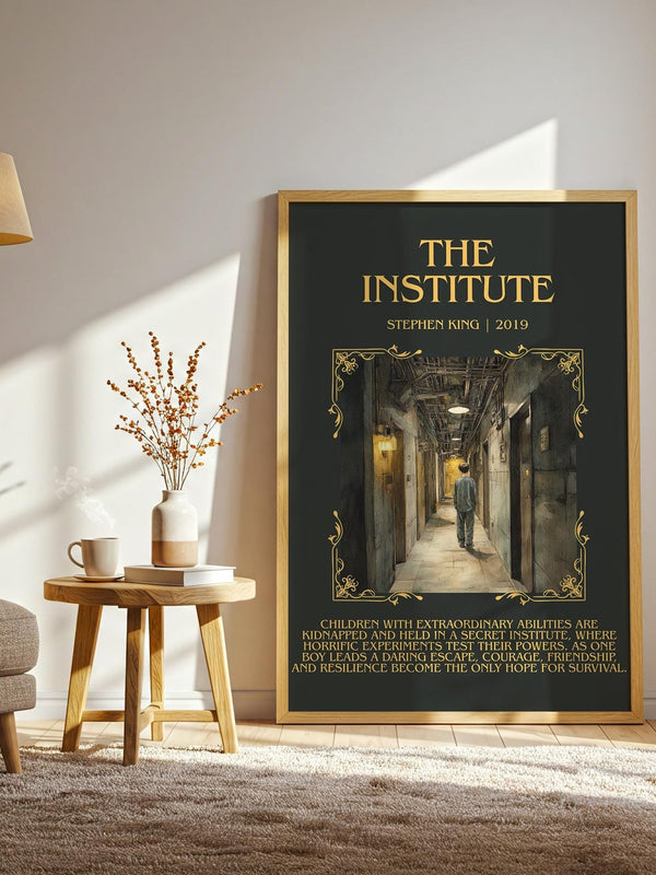 The Institute minimalist poster paper finish options – matte satin gloss