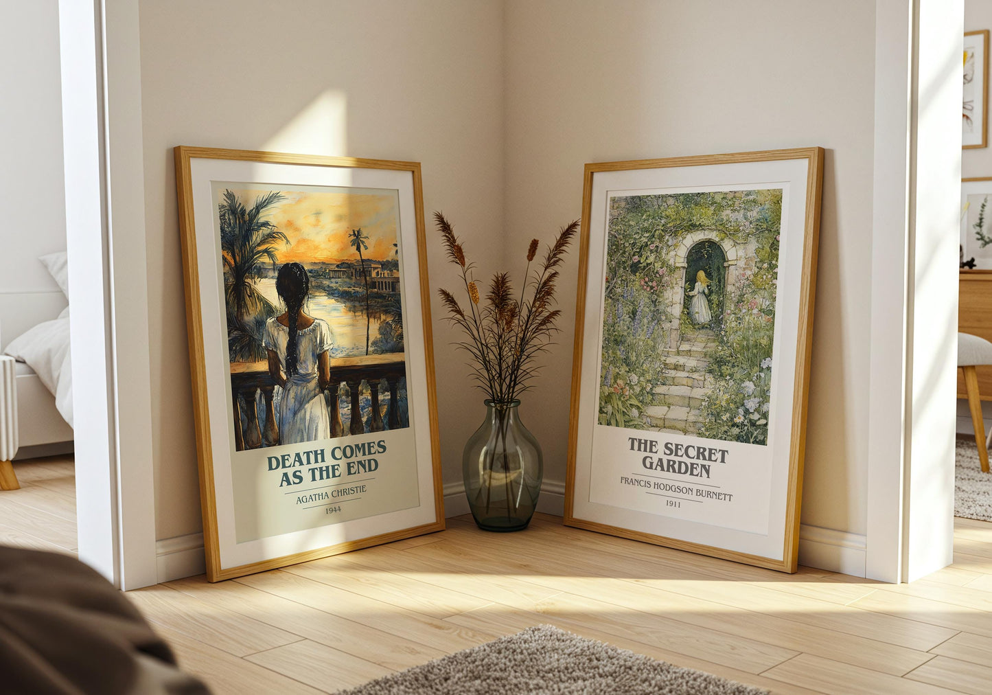 Death Comes At The End by Agatha Christie | Book Poster | Literary Art Gift For Book Lover | Novel Inspired Wall Art | Free Delivery