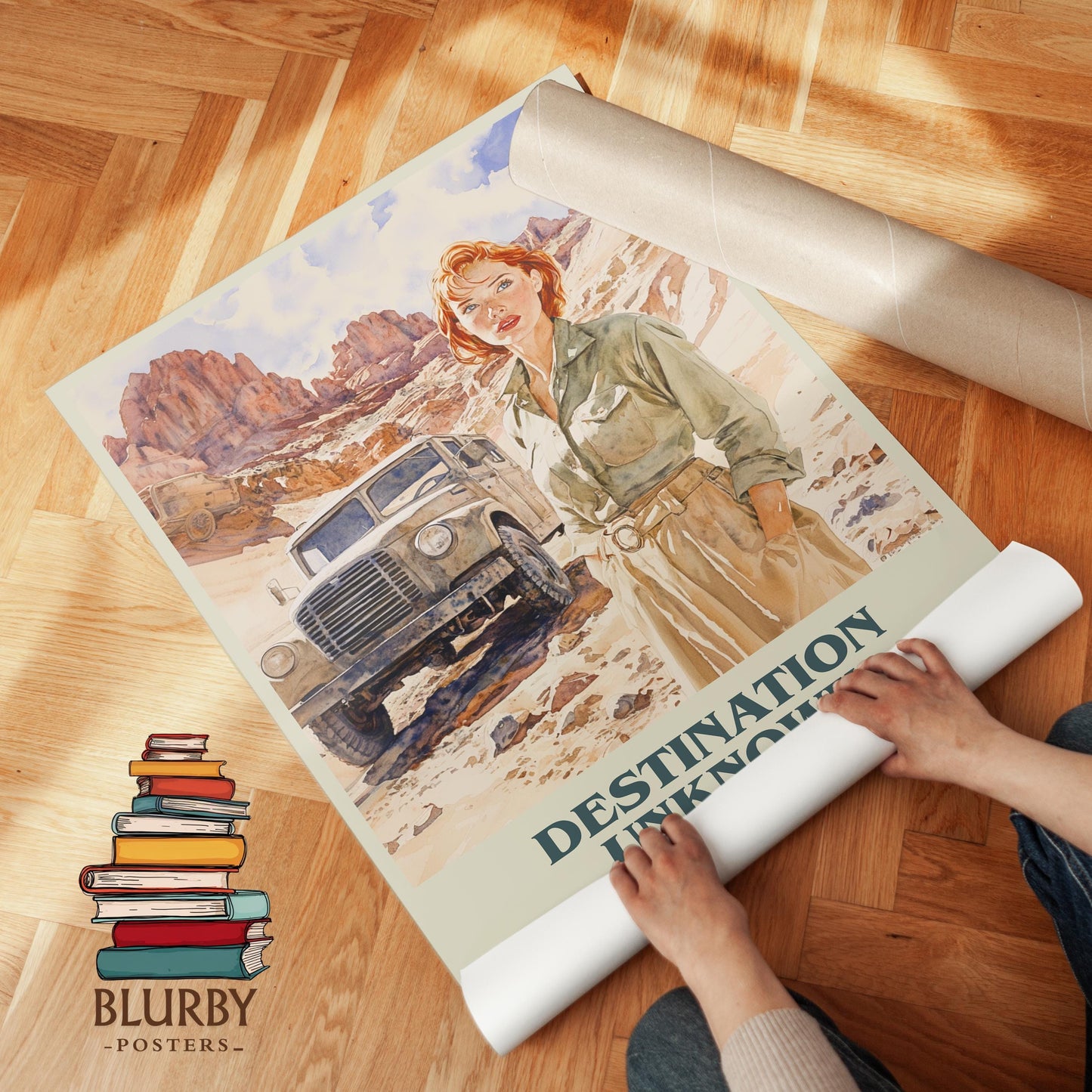Destination Unknown by Agatha Christie | Book Poster | Literary Art Gift For Book Lover | Novel Inspired Wall Art | Free Delivery