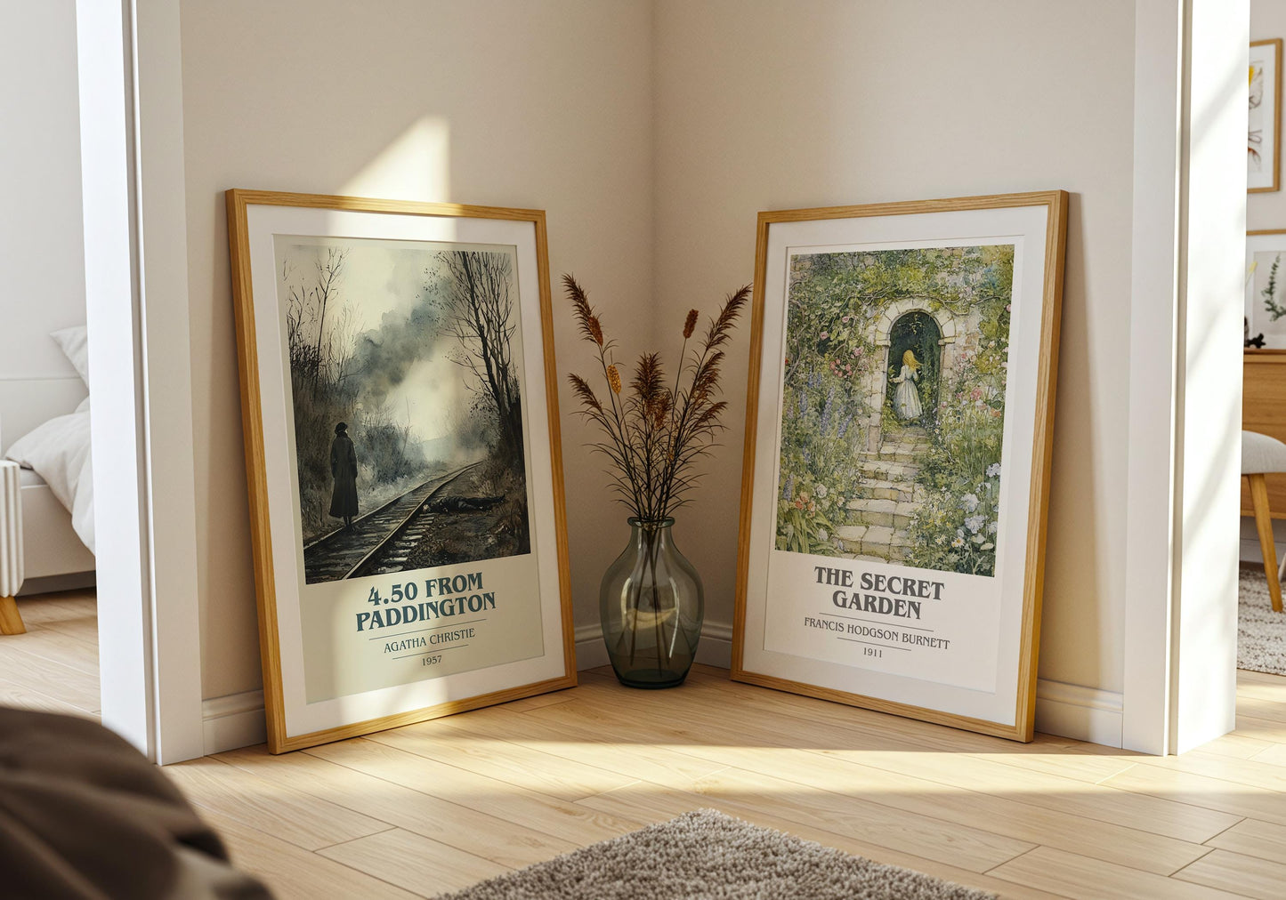 4.50 From Paddington by Agatha Christie | Book Poster | Literary Art Gift For Book Lover | Novel Inspired Wall Art | Free Delivery