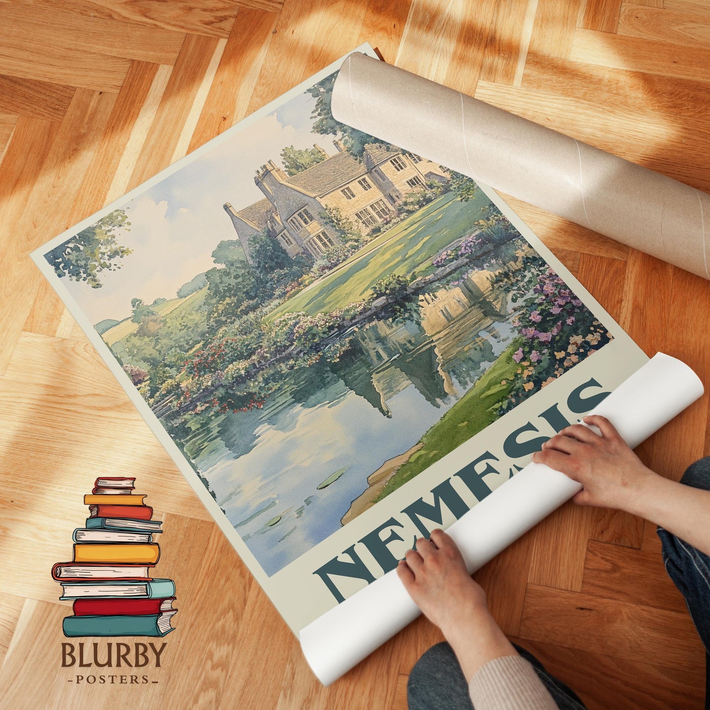 Nemesis by Agatha Christie | Book Poster | Literary Art Gift For Book Lover | Novel Inspired Wall Art | Free Delivery