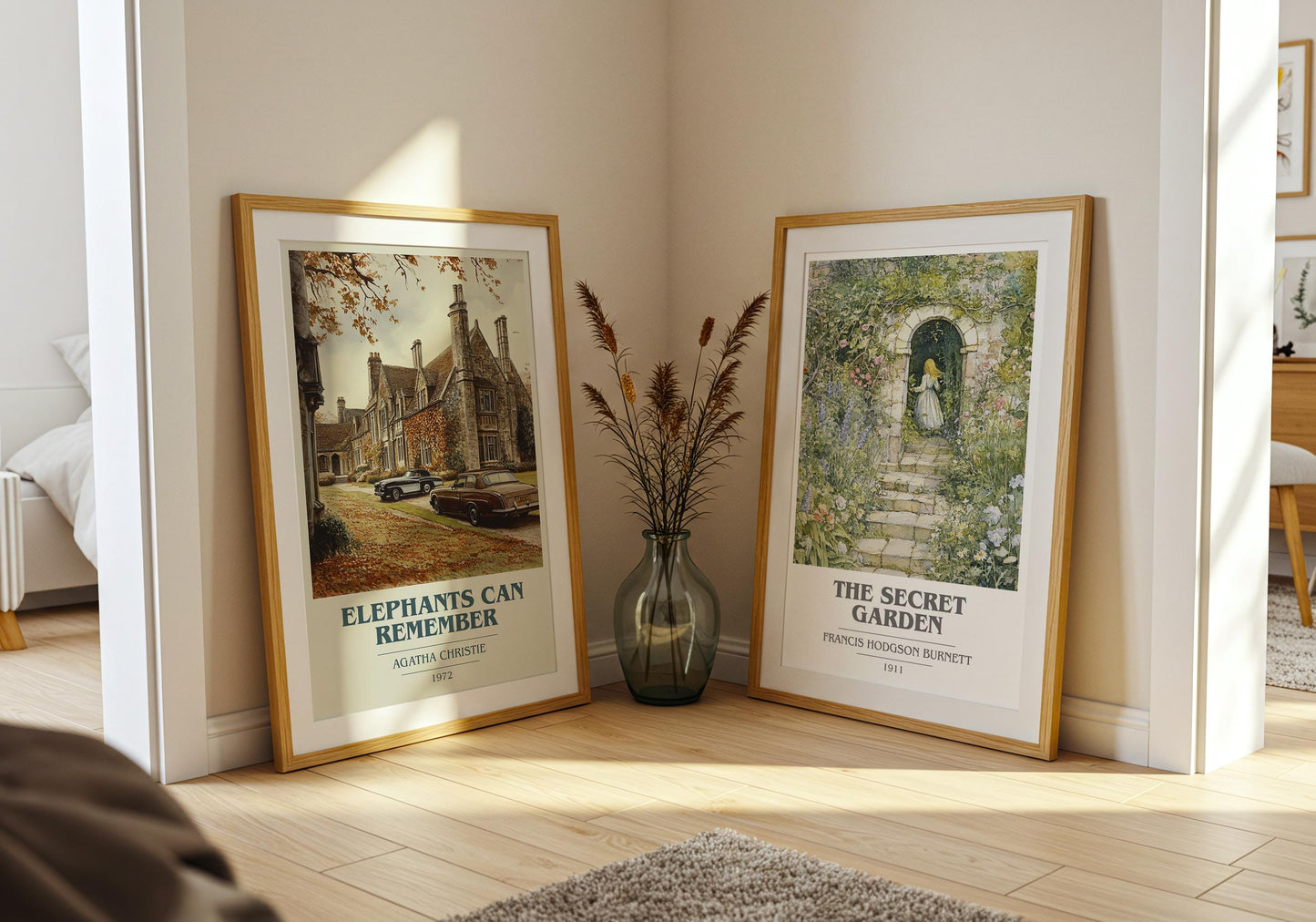 Elephants Can Remember by Agatha Christie | Book Poster | Literary Art Gift For Book Lover | Novel Inspired Wall Art | Free Delivery