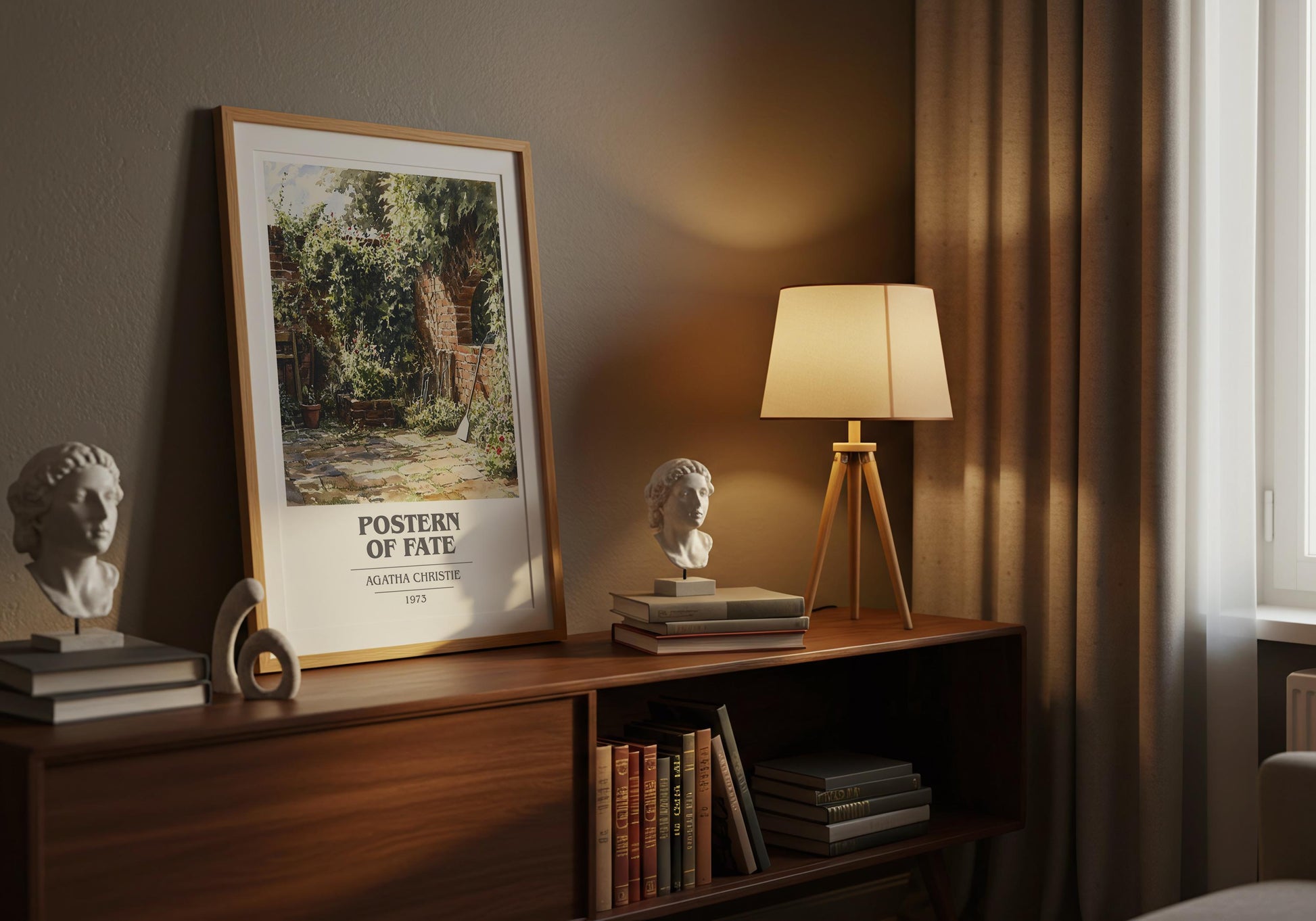 Postern Of Fate by Agatha Christie | Book Poster | Literary Art Gift For Book Lover | Novel Inspired Wall Art | Free Delivery