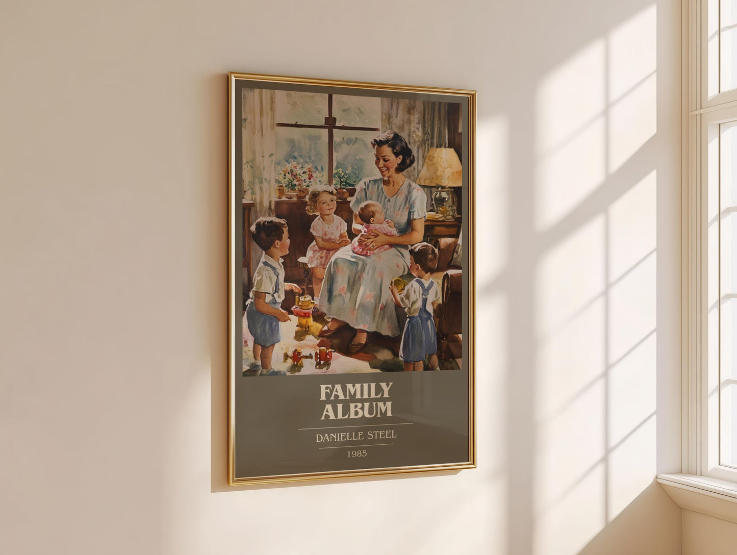 Family Album book cover book poster framed on wall – romance wall art