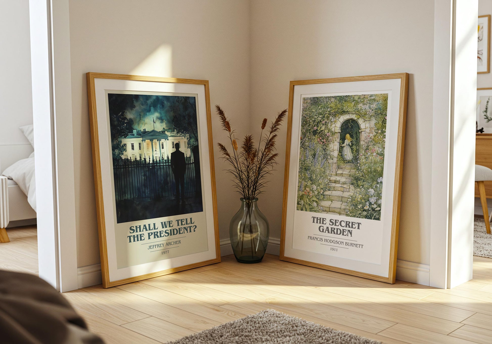 Shall We Tell The President? by Jeffrey Archer | Book Poster | Literary Art Gift For Book Lover | Novel Inspired Wall Art