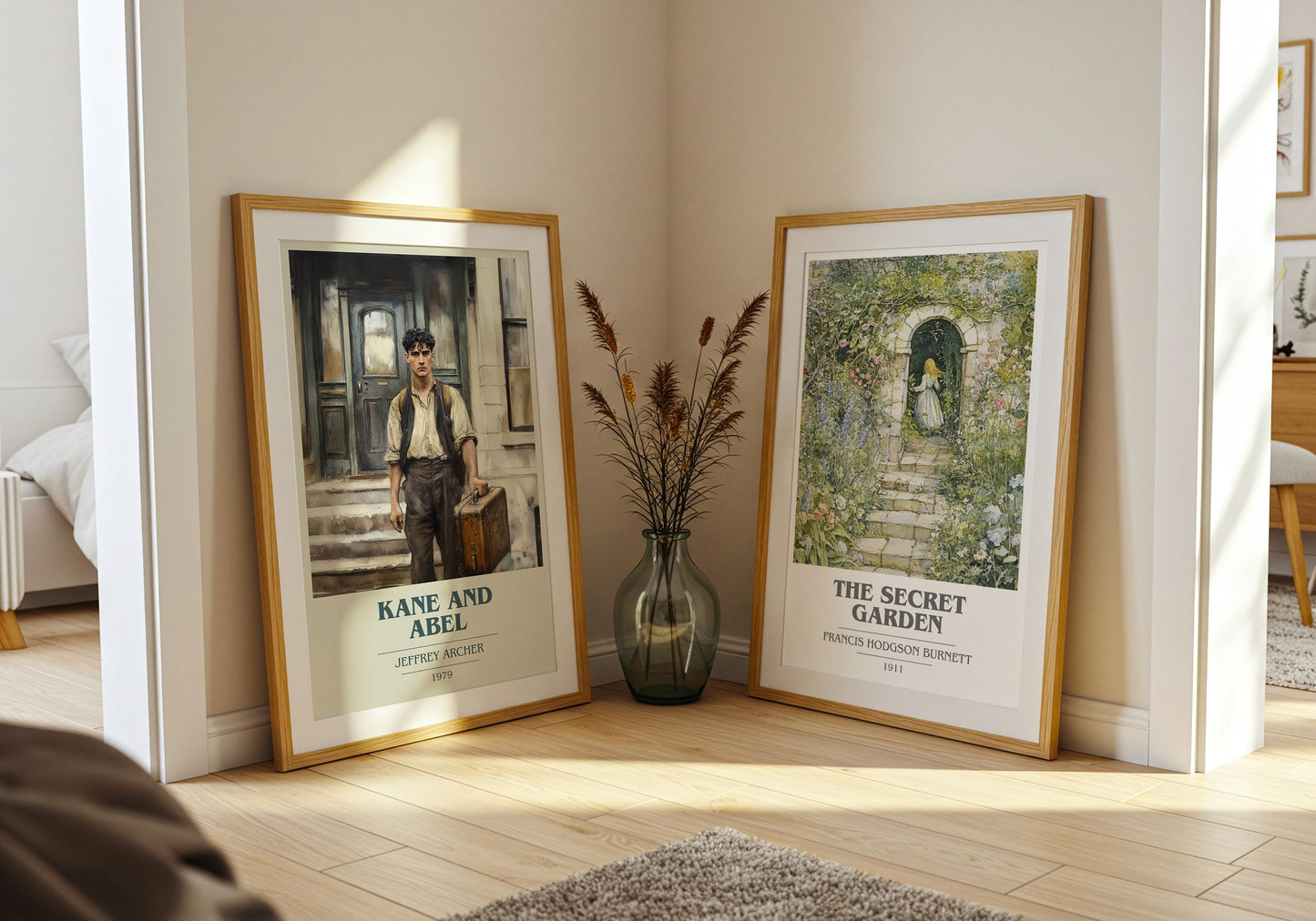 Kane and Abel by Jeffrey Archer | Book Poster | Literary Art Gift For Book Lover | Novel Inspired Wall Art