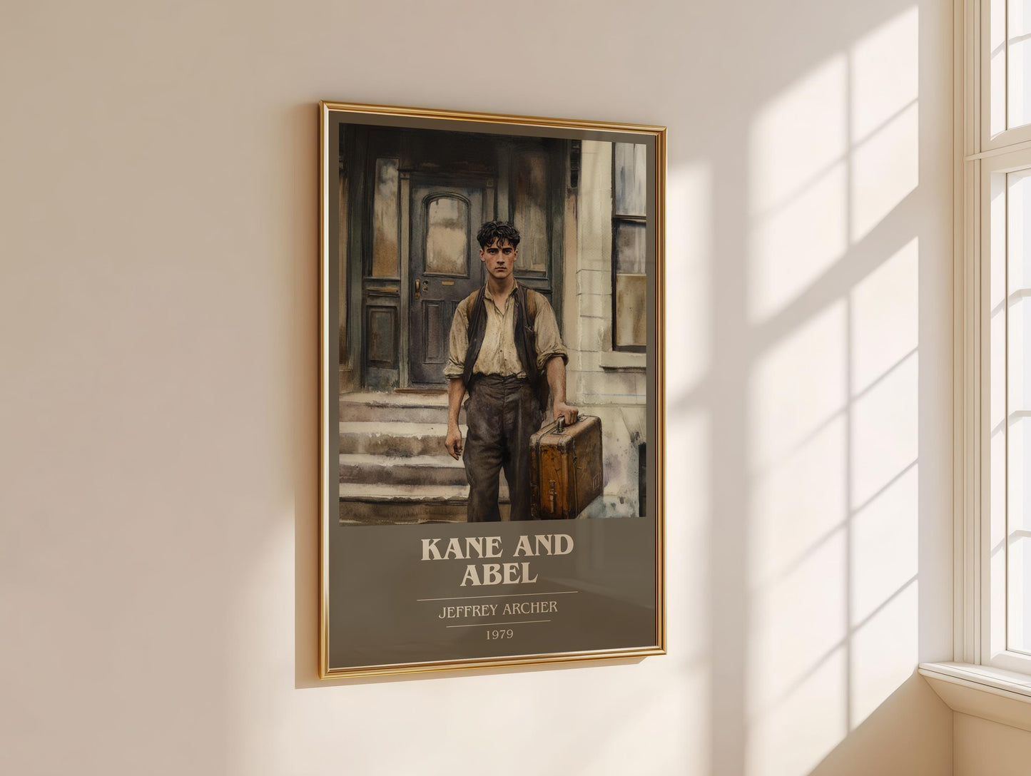 Kane and Abel by Jeffrey Archer | Book Poster | Literary Art Gift For Book Lover | Novel Inspired Wall Art