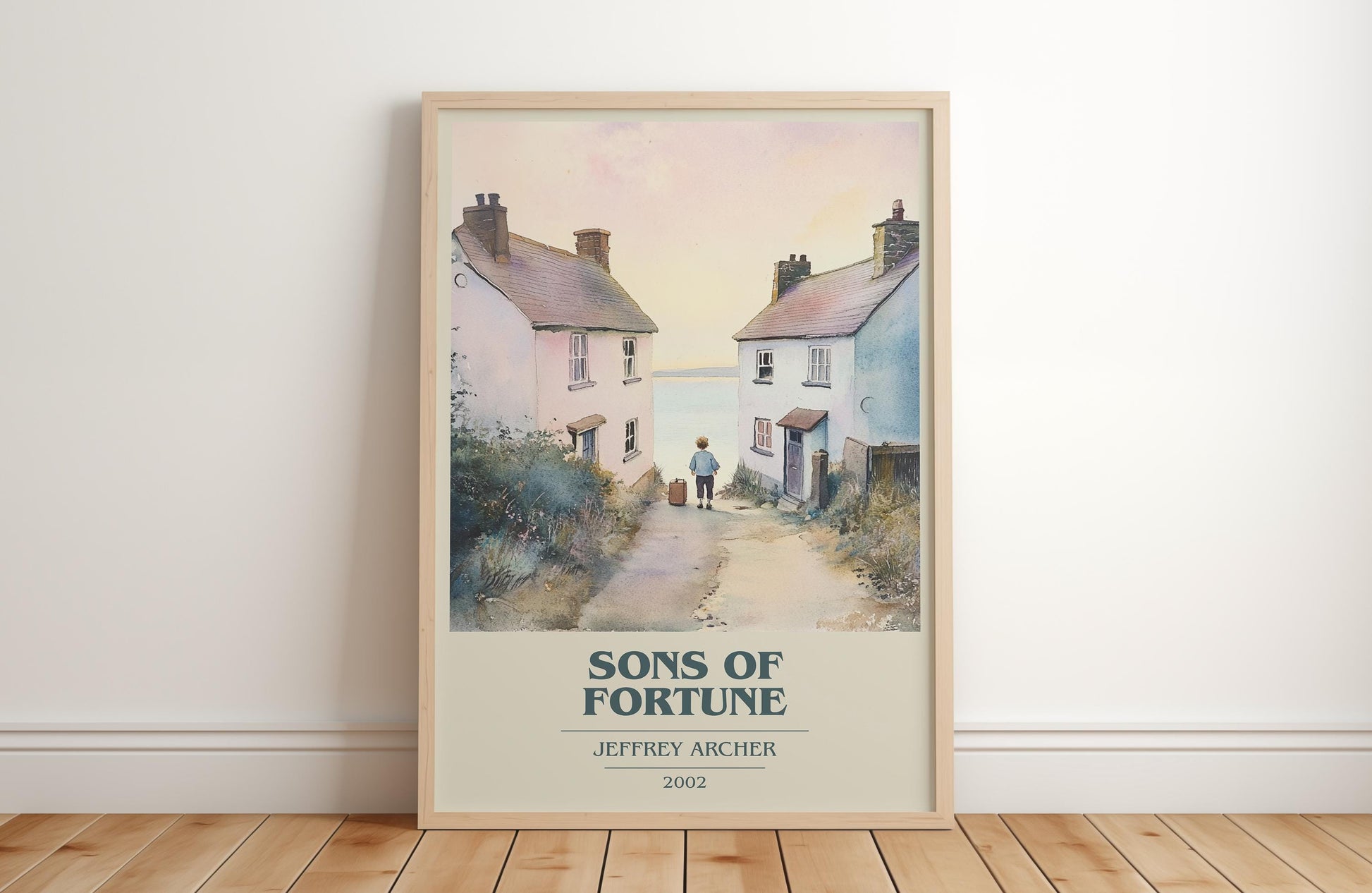 Sons Of Fortune by Jeffrey Archer | Book Poster | Literary Art Gift For Book Lover | Novel Inspired Wall Art