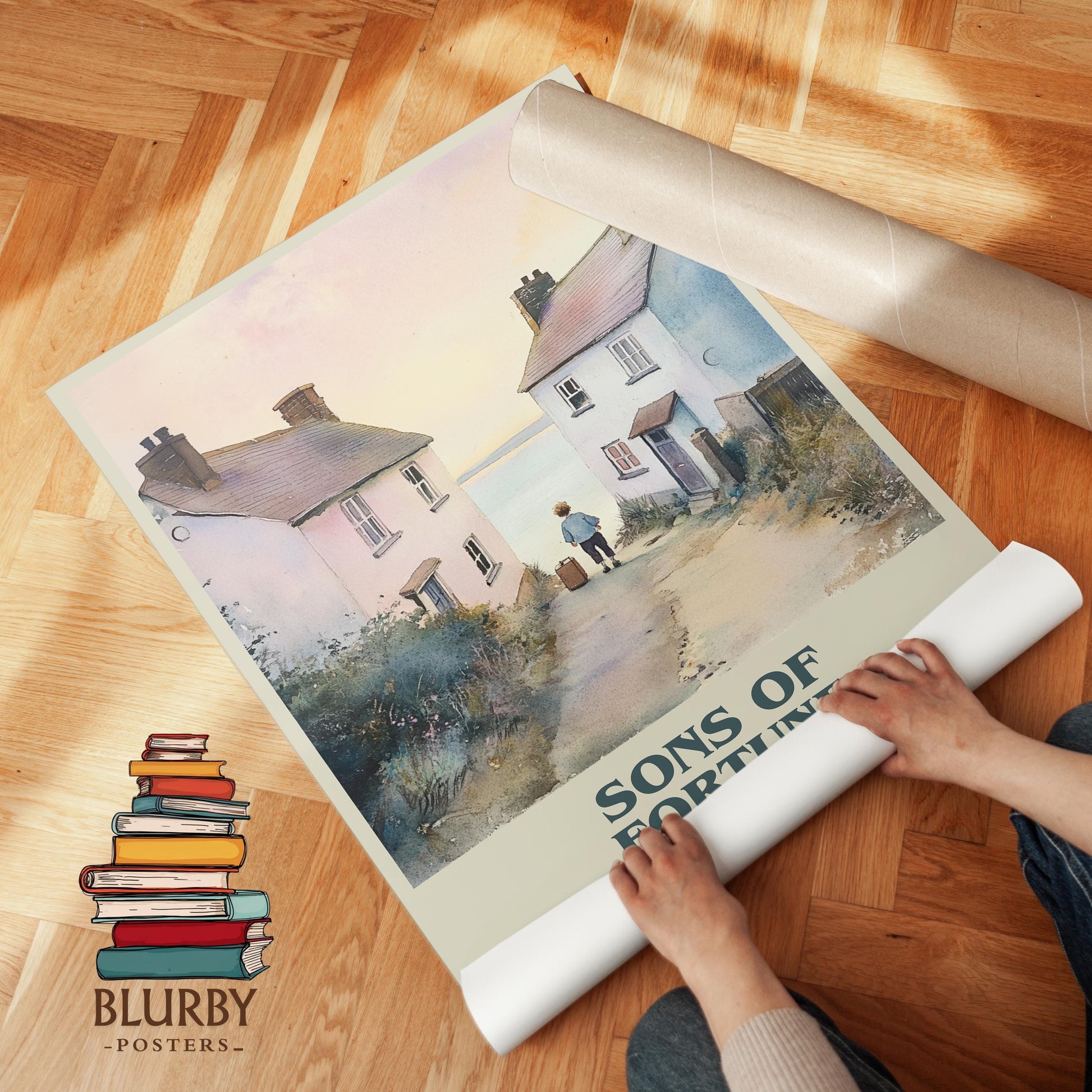 Sons Of Fortune by Jeffrey Archer | Book Poster | Literary Art Gift For Book Lover | Novel Inspired Wall Art